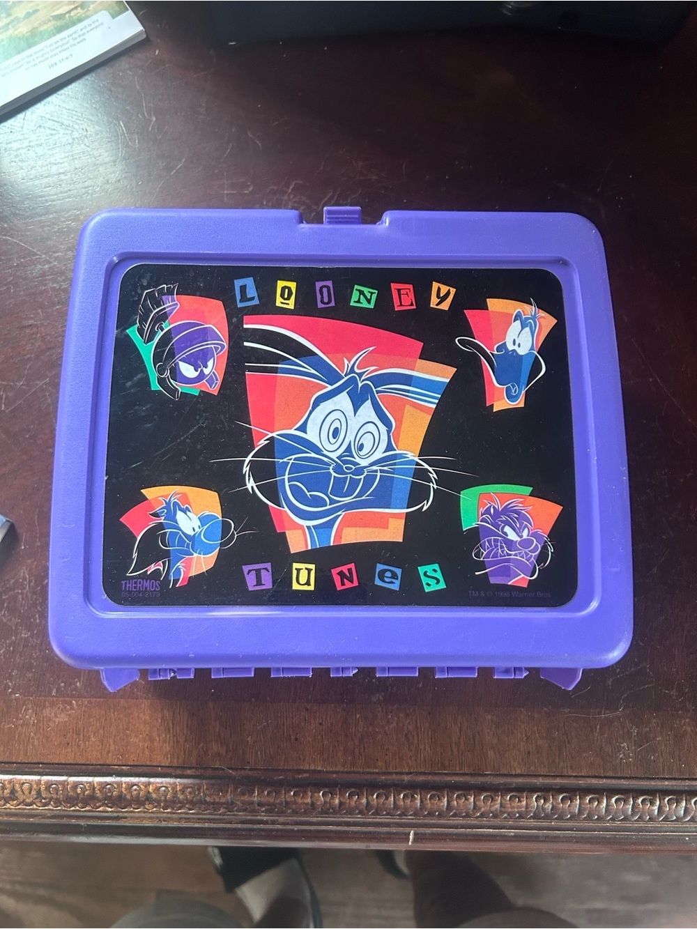 Thermos Purple Looney Tunes Character Lunchbox